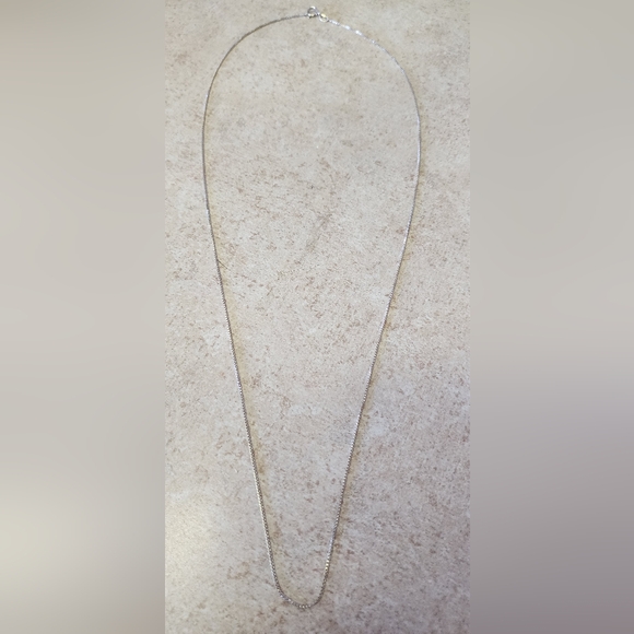 925 italy stamped sterling silver box Necklace approximately 24" - Picture 7 of 7